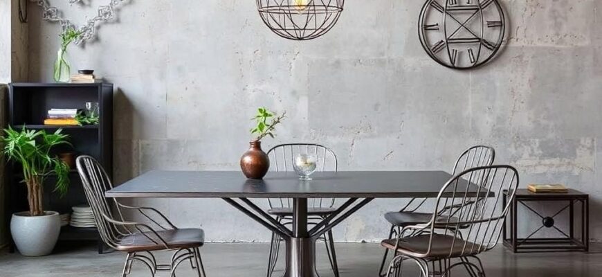 Металл в мебели: где применяется и почему он стал незаменимым